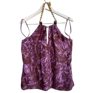 Milly New York | 10 | Beautiful 

Silk Chain Halter Top